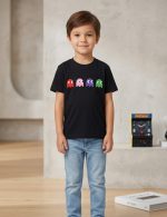 Boys' Pixel Ghost Graphic Tee – Retro Gamer