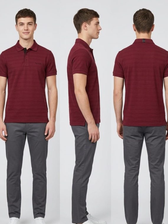 Men’s Premium Textured Polo Shirt