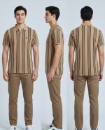 Classic Old Money Knit Tee – Premium Tailored Minimalist T-Shirt
