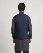 "Stylish" Classic Navy Blue Waistcoat